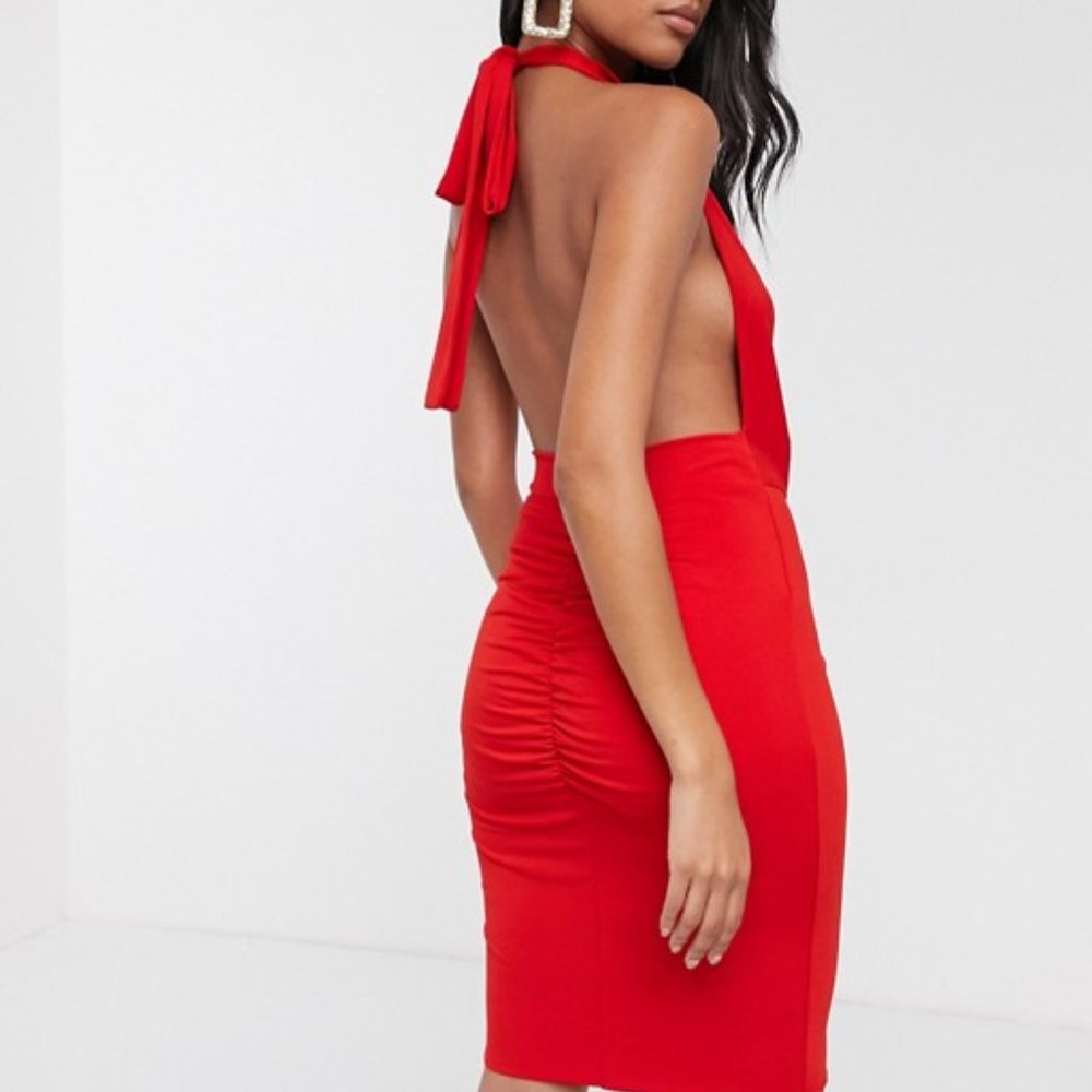 NWT AX Paris halter mini dress